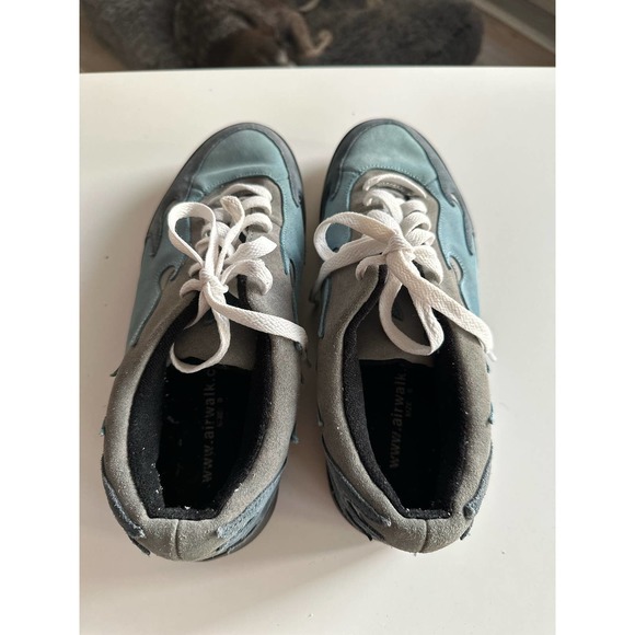 Vintage 90s AIRWALK Scorch Blue Flame Singe Skateboard Sneaker Sz 9 - Picture 7 of 13